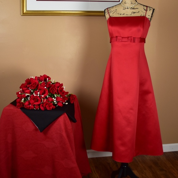 david's bridal red prom dress Red formal/prom dress! The dress is from David's